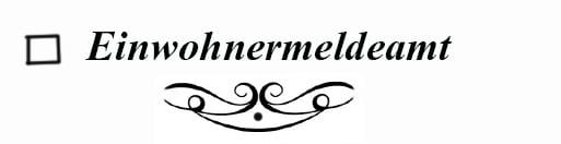 Einwohnermeldeamt