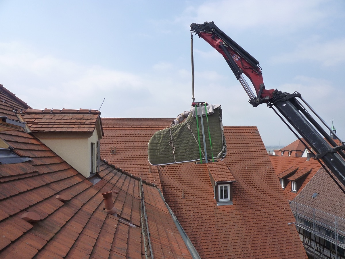 Flügel Krantransport