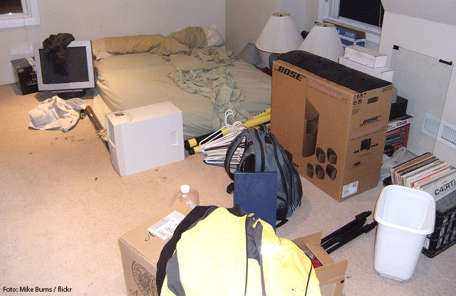 Umzug-Schlafzimmer