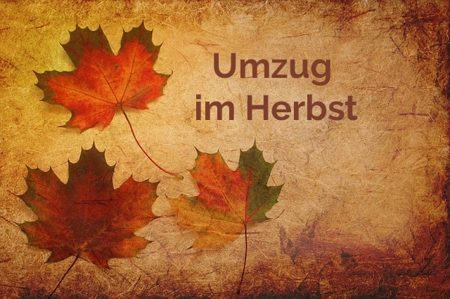 Umzug im Herbst