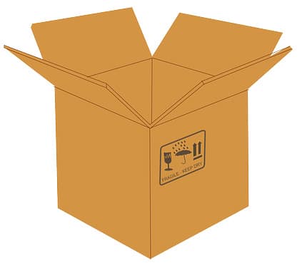 Bereiten Sie starke, saubere und trockene Umzugskartons vor.